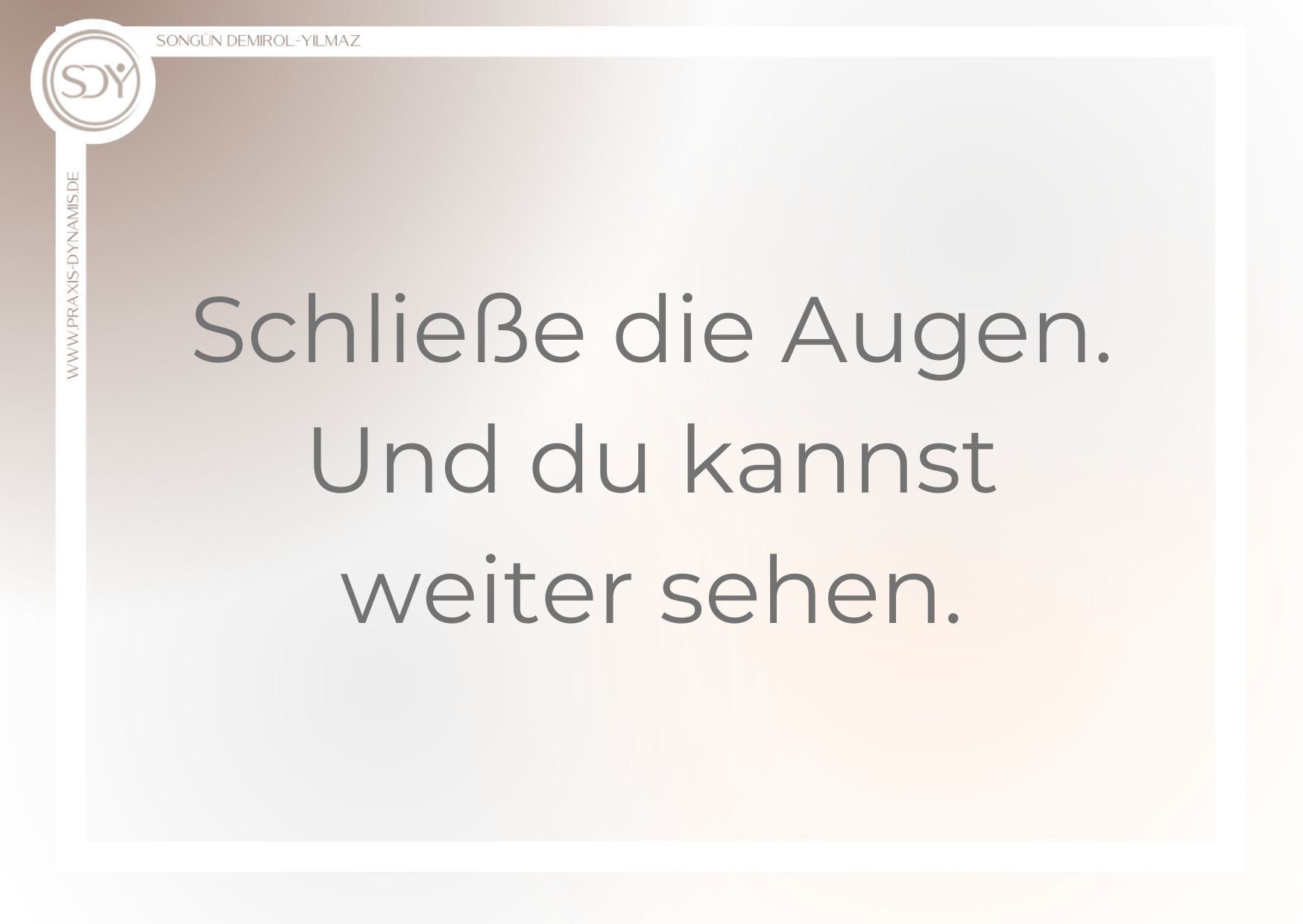 Entspannung Zitat Psychotherapie, Praxis Dynamis